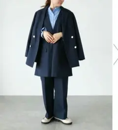 Te chichi ネイビー スラックス