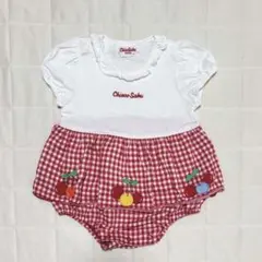 チエコサク　ミキハウス　ロンパース　F