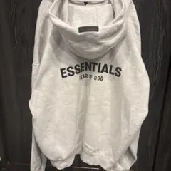 ESSENTIALS FEAR OF GOD グレー パーカー Lサイズ
