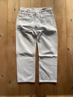 リーバイス USA製 ホワイト ストレートデニムパンツ 32