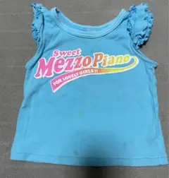 メゾピアノ　100 ノースリーブ　女の子　used 難あり