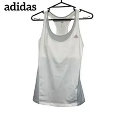adidas トレーニング タンクトップ 白 スポーツウェア　サイズL