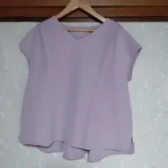 フレンチ袖　デザインカットソーのサムネイル