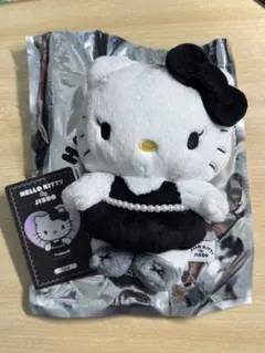 BLACKPINK ジス キティ ぬいぐるみ キーリング ブラック 韓国