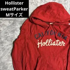 ホリスター Hollister スウェットパーカープルオーバー レッド Mサイズ