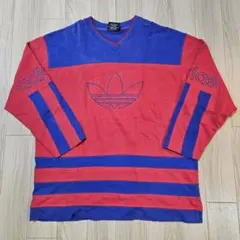 アディダスadidasスウェット トレーナー ヴィンテージ シルバータグ ML