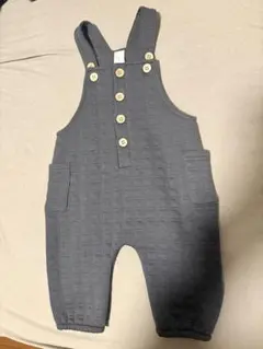 グレー ボタン付きサロペット　オーバーオール EU62サイズ 3〜6ヶ月