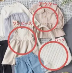 Cottoli バースデイ　2025 コトリ　80センチ　3点セット