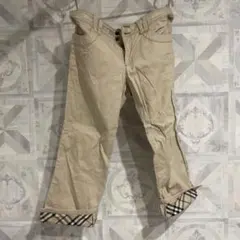 バーバリー　ブルーレーベル　Burberry ベージュ カジュアルパンツ 38