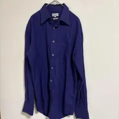 ポールスミス ロンドン 長袖シャツ 総柄 ネイビー Mサイズ