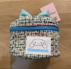 サンリオ　シナモロール　リボンポーチ