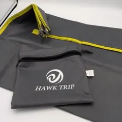 グランドシートHAWK TRIP グレー 210×105cmキャンプ防水のサムネイル