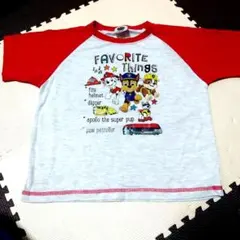 PAW Patrol パジャマ 半袖　120cm グレー/赤