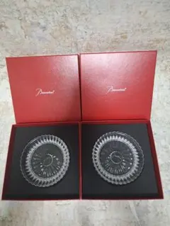 Baccarat バカラ ミルニュイ ディッシュ プレート 2枚セット①のサムネイル
