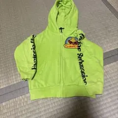 蛍光グリーン パーカーヒスミニ