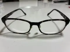 Zoff 度ありメガネ ブラック べっ甲模様 四角形