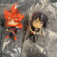 僕のヒーローアカデミア ミニフィギュア 2体セット　エンデヴァー　耳郎響香