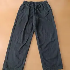 ブラック シェフパンツ ゴムウエスト