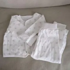 プチバトー 中ビックカーディガン&パンツセット18m