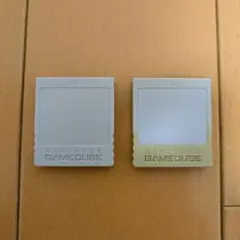 【動作確認済】任天堂 ゲームキューブ メモリーカード 59ブロック　２個