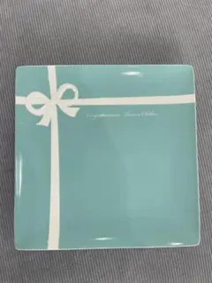 未使用品】Tiffany & Co. ボウ プレート スクエア 皿 - メルカリ