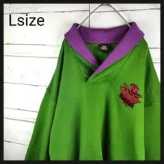 【最高デザイン】古着　スウェット⭐プルオーバー⭐ワッペン⭐ロゴ⭐ビッグ