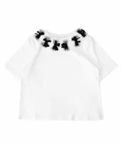 入手困難 完売品 新品 Donoban リボンTee ホワイト／ブラックのサムネイル