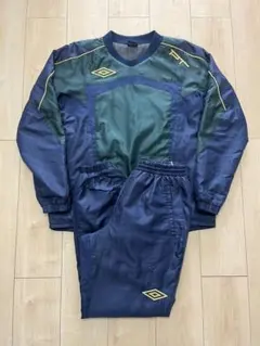 nao 様専用 Umbro 中綿 ピステ上下 ネイビー/グリーン