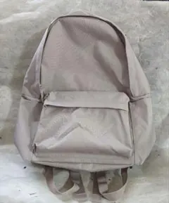 無印良品　肩の負担を軽くする撥水リュック　シンプル　ライトベージュ
