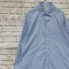 ブルックスブラザーズ長袖シャツ！ブルーL 0310