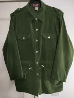 希少90s✦Denim&Co.デニムアンドコーミリタリーサファリジャケットL