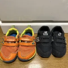 New Balance 996 キッズシューズ オレンジ/黒　13㎝　14㎝