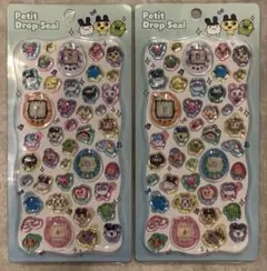 【タイムセール】たまごっちステッカー　ぷっくりシール　硬いシール 2枚セット