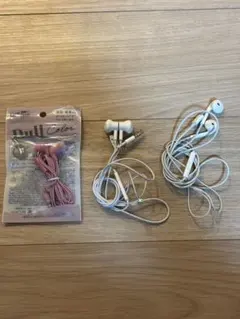 有線イヤホン iPhone用1個/3.5mmジャック2個