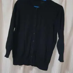 MUJI 黒 カーディガン Mサイズ