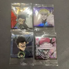 ハンターハンター　キャラクターウエハース　 ステッカーセット 4枚