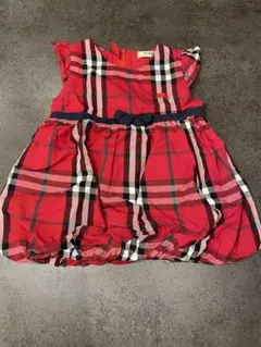 【美品】バーバリーロンドン　チェックワンピース　ベビー　女の子　M