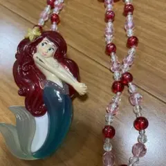 Disney リトルマーメイド　ariel アリエル 光るネックレス ペンダントのサムネイル