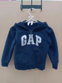 baby GAP パーカー 5years（110cm相当）ネイビー ロゴ刺繍