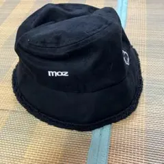 moz ブラック バケットハット　57.5センチ