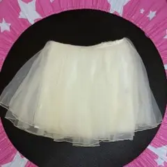 チュールスカート(ミニ丈)