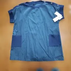 ダークブルー ナイロン100% トップス L