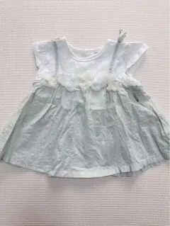 petit main フリル付きTシャツ 80 美品