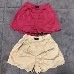 ☆アプレレクール　キュロット　２枚セット　100☆