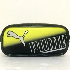 【新品未使用】プーマ エナメルスクエアペンケース ブラック エナメル筆箱 筆入れ