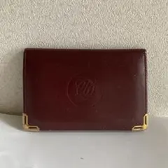 Louis Quatorze ダークレッド 名刺入れ