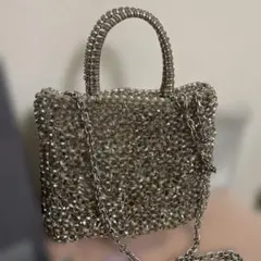 【美品】ANTEPRIMA シルバーショルダーバッグ