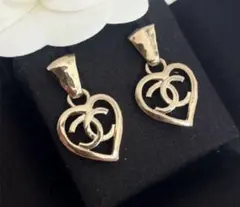 新品　CHANEL ハートピアス　期間限定出品