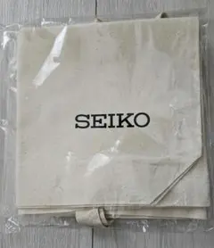 新品未使用 非売品 SEIKO セイコー キャンバス トートバッグ ノベルティ