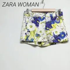 ZARA WOMAN ザラウーマン　花柄ショートパンツ　XS ☆3051